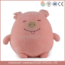 15cm spandex soft squeaky pink stuffed toy factory price